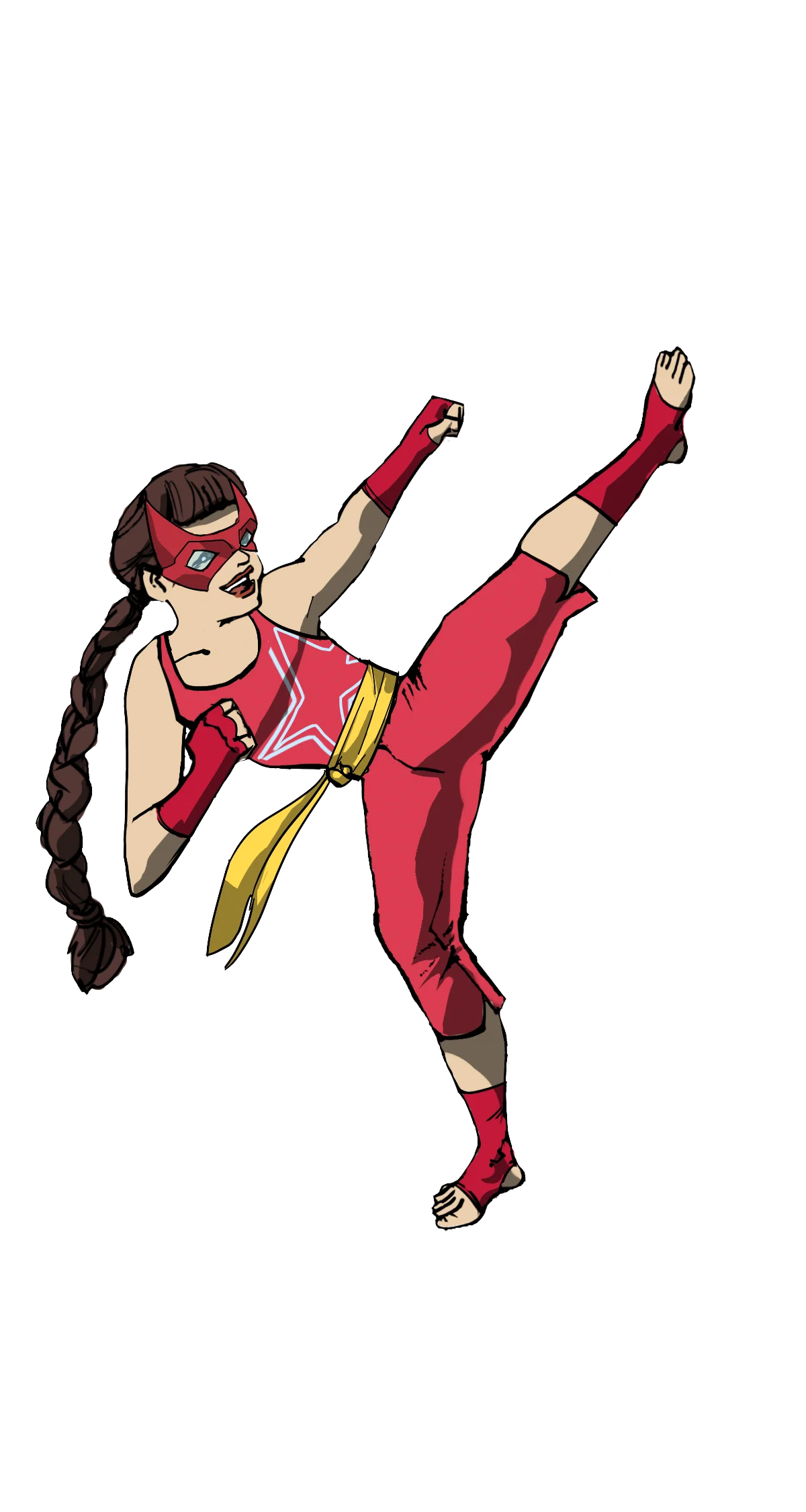 playart-hero-kick-girl